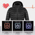 Heated Jacket Coat USB Electric